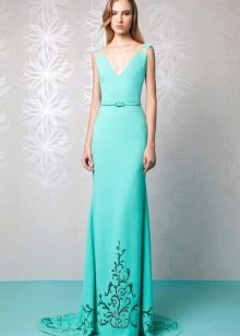 Tony Ward Embroidered Gown