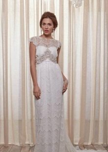 Poročna obleka Anna Campbell s čipko