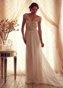 Anna Campbell Gossamer vestuvinė suknelė su dekoruotu diržu