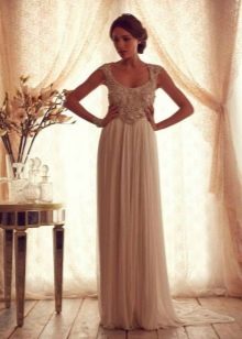Anna Campbell Gossamer vestuvinė suknelė su petnešėlėmis