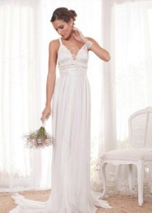 Gaun pengantin sederhana oleh Anna Campbell