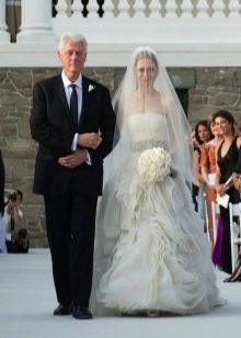 فستان زفاف تشيلسي كلينتون من فيرا وونغ