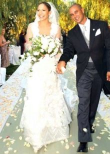 Jennifer Lopez bröllopsklänning från Vera Wong