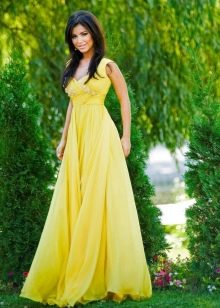 Večerní šaty žluté Ani Lorak