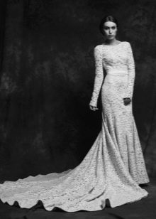 Suknia ślubna od Anne-Mariee z kolekcji 2015 z trenem