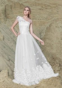 Anne-Mariee One Shoulder Wedding Dress 2014
