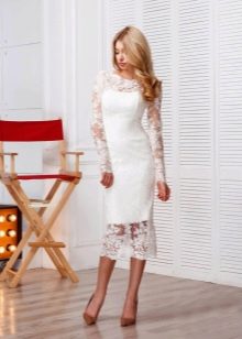 Gaun pengantin dari koleksi Anne-Mariee 2016 pendek