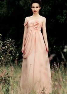 Pale Peach Coral Dress