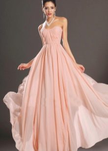 Pale Peach Coral Dress
