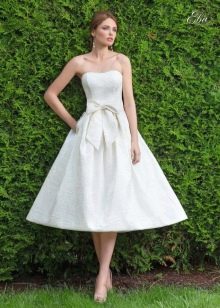 vestit de núvia curt de Lady White