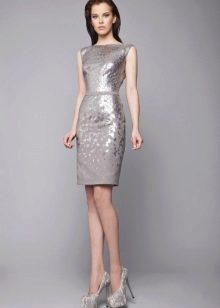 Colore del vestito grigio argento