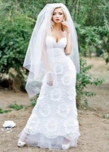 pletené svatební šaty