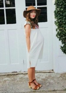 Bawełniana sukienka ciążowa