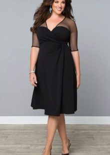 Crna haljina za debele