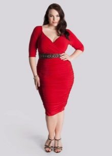 Bodycon-jurk voor zwaarlijvige vrouwen