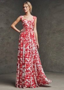 Cvjetna haljina A-kroja