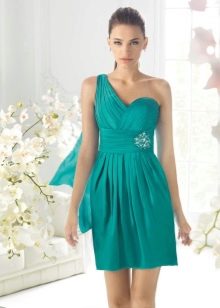 robe de bal grecque verte