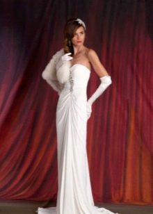 Bijela vintage haljina