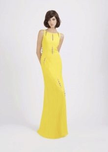 Κίτρινο ίσιο φόρεμα