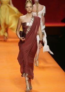 Vestido corto sari