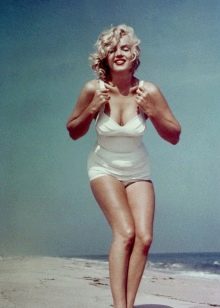 Marilyn Monroe - zandloperfiguur