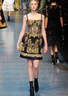 Short baroque dress