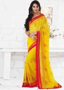 Żółta sari