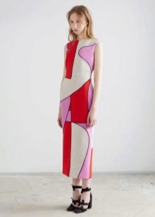 Rochie cu model abstract