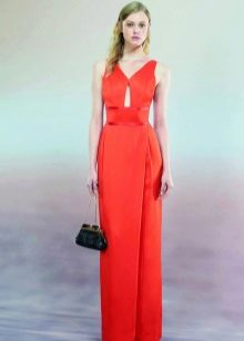 Spring sheath dress in carrot color