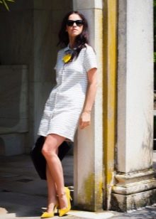 Rochie cămașă anii 60 pentru femei înalte