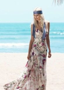 Meerjungfrau-Sommerkleid im Boho-Stil