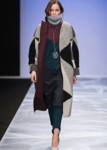 Robe tunique d'hiver en tricot