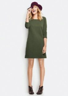 yeşil altlık elbise