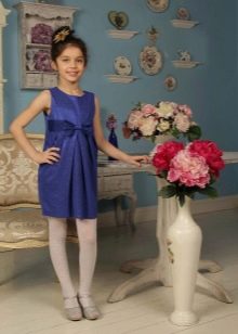 Kindergarten prom dress na may tulip skirt