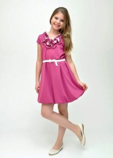 Vestido de festa lilás para meninas