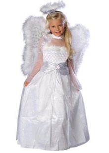 Neujahrs- und Weihnachtskleid Engel für ein Mädchen