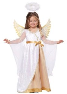 Novogodišnja duga haljina Angel za djevojčicu