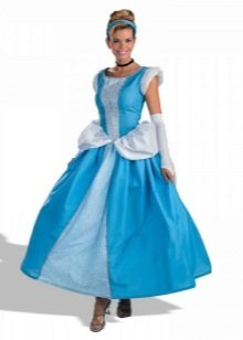 Pakaian Tahun Baru Cinderella untuk gadis A-line