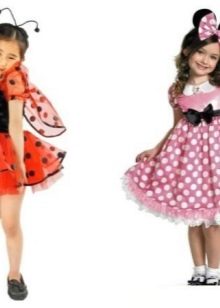Noworoczne sukienki dla dziewczynek Mini biedronka