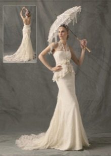 сватбен комплект рокля от тафта