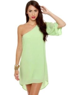 Light green dress for brunettes