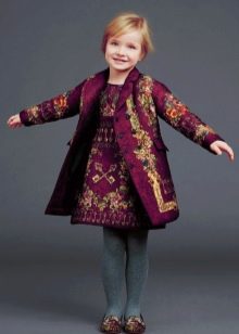 Pakaian berkobar musim sejuk kanak-kanak perempuan