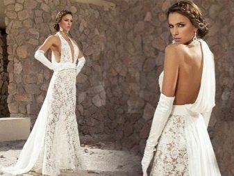Váy cưới ren kẹo của Dani Mizrahi