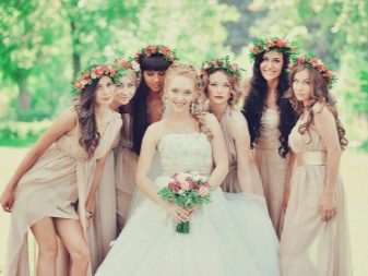 Ivory Bridesmaid Outfits