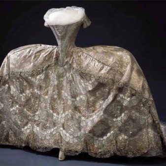Brautkleid aus Spitze 18. Jahrhundert
