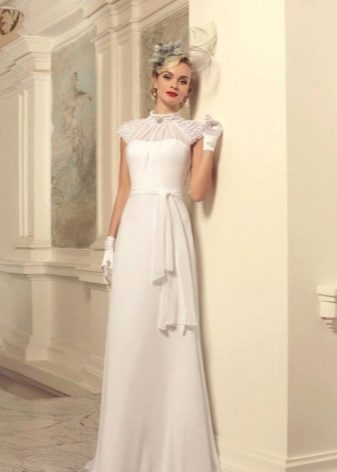 Suknia ślubna w stylu vintage prosta