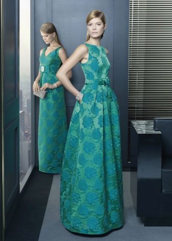 Rosa Clara Turquoise Evening Dress