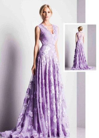 Lilac dress for blonde