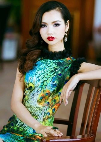 Peinado de vestido de estilo chino