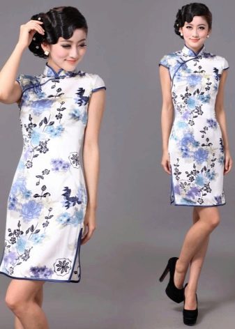 Kinietiško stiliaus suknelių šukuosena